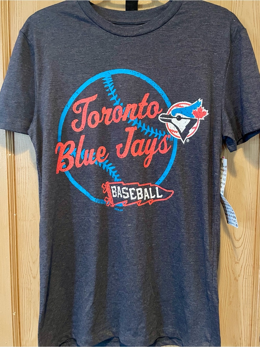 MLB Women’s Toronto Blue Jays Navy Graphic Short Sleeve Tee